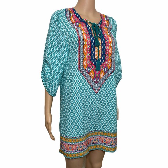 Urban co co dress multicolor long sleeve size S - Picture 2 of 14